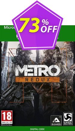 Metro Redux Bundle Xbox One - UK  Coupon discount Metro Redux Bundle Xbox One (UK) Deal 2024 CDkeys - Metro Redux Bundle Xbox One (UK) Exclusive Sale offer 