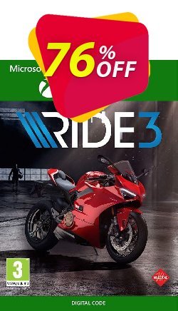 76% OFF Ride 3 Xbox One - UK  Coupon code