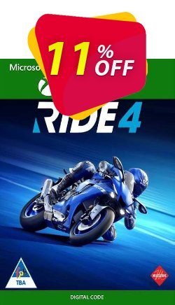 11% OFF Ride 4 Xbox One - US  Coupon code