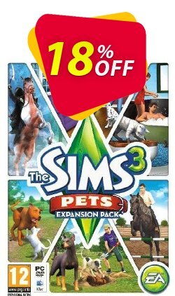 18% OFF The Sims 3: Pets Expansion Pack - PC/Mac  Discount