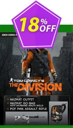 18% OFF Tom Clancy&#039;s The Division - Hazmat Gear Set DLC Xbox One - EU  Coupon code