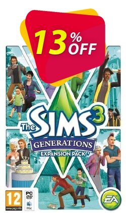 13% OFF The Sims 3 - Generations Expansion Pack - PC/Mac  Discount