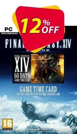 Final Fantasy XIV 14: A Realm Reborn 60 Day Time Card PC (US) Deal 2024 CDkeys