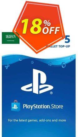 PlayStation Network (PSN) Card - 5 USD (KSA) Deal 2024 CDkeys