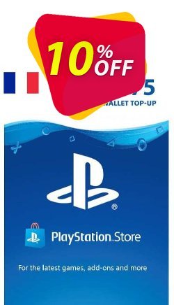 10% OFF PlayStation Network - PSN Card - 75 EUR - FRANCE  Coupon code