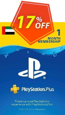 17% OFF PlayStation Plus - 1 Month Subscription - UAE  Coupon code
