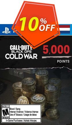 10% OFF Call of Duty: Black Ops Cold War - 5000 Points PS4/PS5 - Netherlands  Coupon code