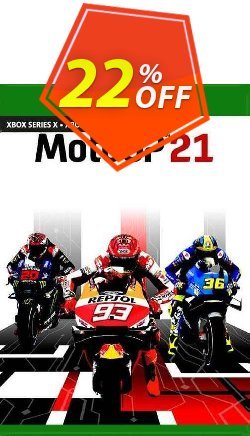 22% OFF MotoGP 21 Xbox One - UK  Coupon code