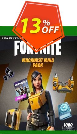 Fortnite - Machinist Mina Pack Xbox One - EU Coupon discount Fortnite - Machinist Mina Pack Xbox One (EU) Deal 2021 CDkeys. Promotion: Fortnite - Machinist Mina Pack Xbox One (EU) Exclusive Sale offer for iVoicesoft