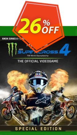 Monster Energy Supercross 4 Special Edition Xbox One - UK  Coupon discount Monster Energy Supercross 4 Special Edition Xbox One (UK) Deal 2024 CDkeys - Monster Energy Supercross 4 Special Edition Xbox One (UK) Exclusive Sale offer 