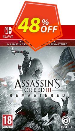 Assassin&#039;s Creed III Remastered Switch - EU  Coupon discount Assassin&#039;s Creed III Remastered Switch (EU) Deal 2024 CDkeys - Assassin&#039;s Creed III Remastered Switch (EU) Exclusive Sale offer 