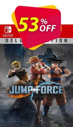 Jump Force Deluxe Edition Switch - EU  Coupon discount Jump Force Deluxe Edition Switch (EU) Deal 2024 CDkeys - Jump Force Deluxe Edition Switch (EU) Exclusive Sale offer 
