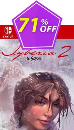 Syberia 2 Switch - EU Coupon discount Syberia 2 Switch (EU) Deal 2021 CDkeys. Promotion: Syberia 2 Switch (EU) Exclusive Sale offer for iVoicesoft