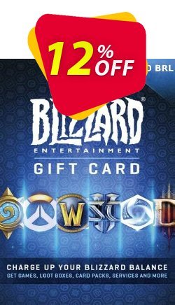 12% OFF Battlenet 100 BRL Gift Card Discount