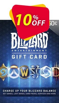 10% OFF Battlenet 50 euro Gift Card Discount