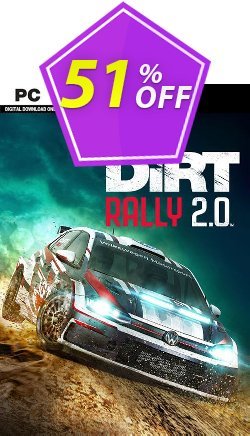 Dirt Rally 2.0 PC Coupon discount Dirt Rally 2.0 PC Deal - Dirt Rally 2.0 PC Exclusive offer 