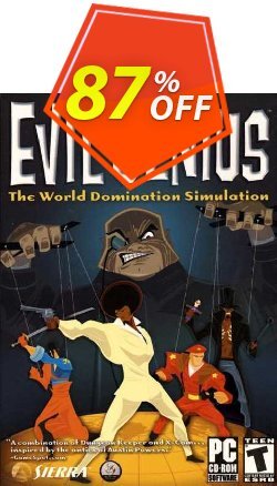 87% OFF Evil Genius PC Discount