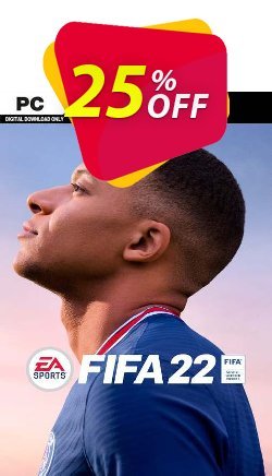 Fifa 22 PC - STEAM  Coupon, discount Fifa 22 PC (STEAM) Deal 2021 CDkeys. Promotion: Fifa 22 PC (STEAM) Exclusive Sale offer for iVoicesoft
