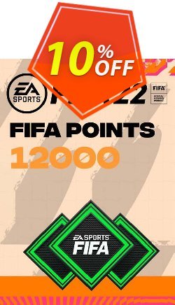 10% OFF FIFA 22 Ultimate Team 12000 Points Pack PC Discount