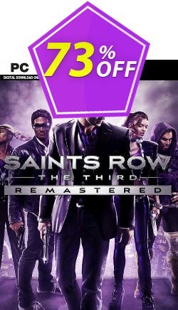 73% OFF Saints Row: The Third Remastered PC Discount