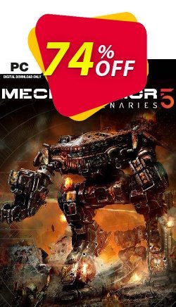 74% OFF MechWarrior 5: Mercenaries PC Discount