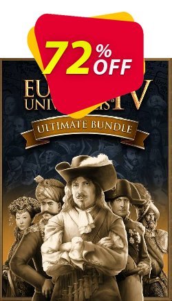 72% OFF Europa Universalis IV: Ultimate Bundle PC Coupon code