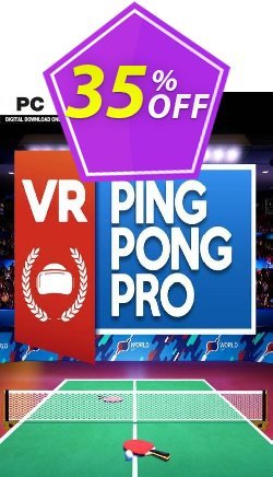 35% OFF VR Ping Pong Pro PC Coupon code