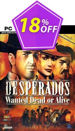 18% OFF Desperados Wanted Dead or Alive PC Coupon code