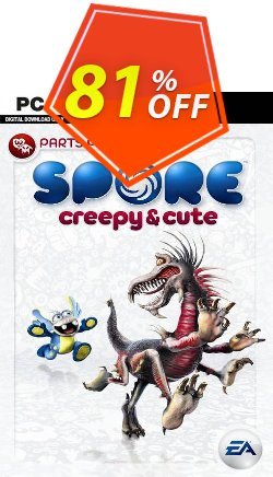 81% OFF SPORE Creepy & Cute Parts Pack PC Coupon code