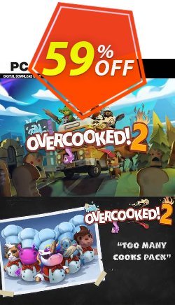 59% OFF Overcooked! 2 + Too Many Cooks Pack PC Discount