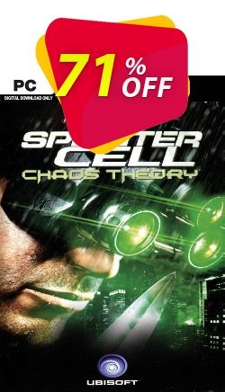 71% OFF Tom Clancy&#039;s Splinter Cell Chaos Theory PC Coupon code