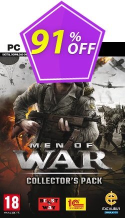 91% OFF Men of War: Collector Pack PC Coupon code