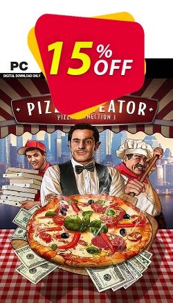 15% OFF Pizza Connection 3 Pizza Creator PC Coupon code