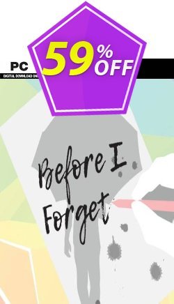59% OFF Before I Forget PC Coupon code