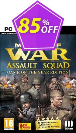 85% OFF Men of War Assault Squad Game of the Year edition PC Coupon code