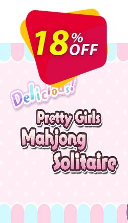 18% OFF Delicious! Pretty Girls Mahjong Solitaire PC Coupon code