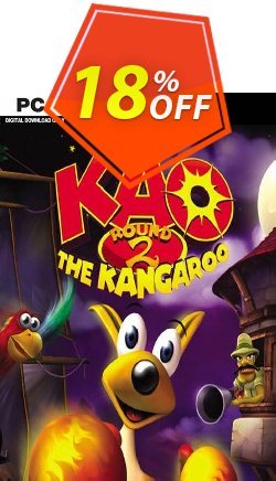 18% OFF Kao the Kangaroo: Round 2 - 2003 re-release PC Coupon code