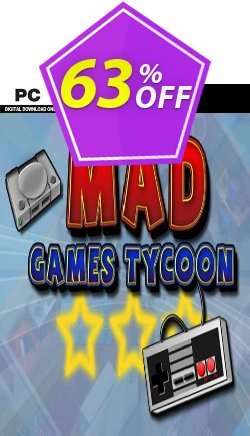 63% OFF Mad Games Tycoon PC Coupon code