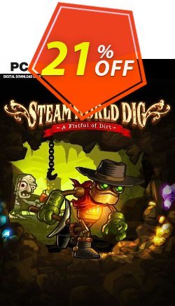 21% OFF SteamWorld Dig PC Coupon code
