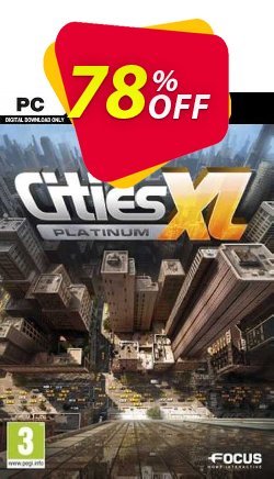 78% OFF Cities XL Platinum PC Coupon code