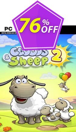 76% OFF Clouds & Sheep 2 PC Coupon code