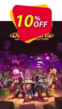 10% OFF Minecraft Dungeons Ultimate Edition Windows 10 Coupon code
