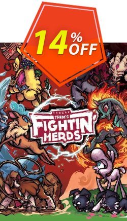 14% OFF Them&#039;s Fightin&#039; Herds PC Discount