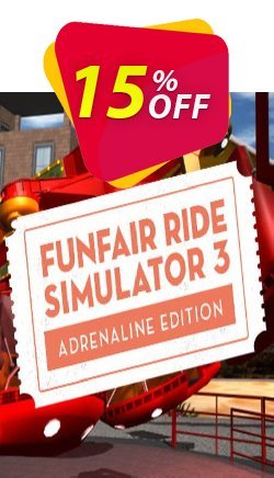 15% OFF Funfair Ride Simulator 3 PC Coupon code