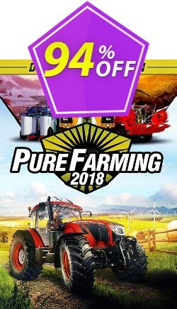 94% OFF Pure Farming 2018 Deluxe Edition PC Coupon code