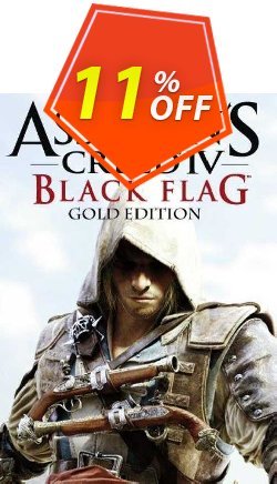 11% OFF Assassin&#039;s Creed Black Flag - Gold Edition PC Coupon code
