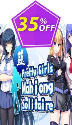 35% OFF Pretty Girls Mahjong Solitaire  - BLUE PC Coupon code
