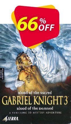 66% OFF Gabriel Knight 3: Blood of the Sacred, Blood of the Damned PC Discount