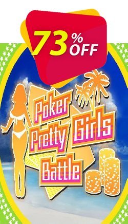 73% OFF Poker Pretty Girls Battle: Texas Hold&#039;em PC Coupon code