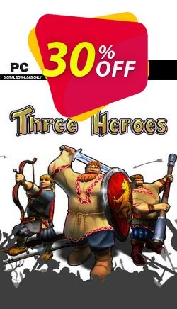 30% OFF Three Heroes PC Coupon code